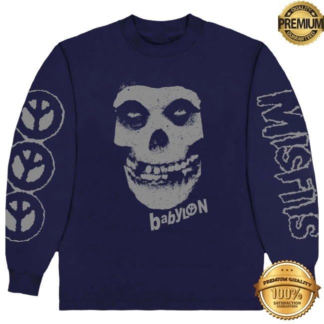 Official Babylon La Merch Skull Long Sleeve Tee